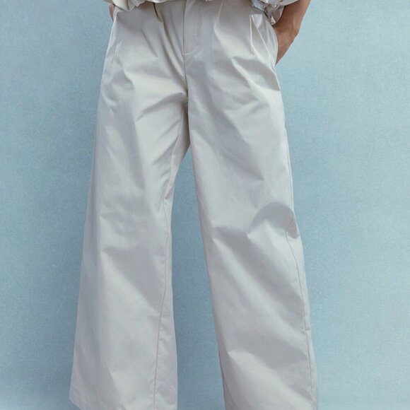 Apricot Casual Women's Bubble Cami Top And Wide Leg Pants Co-ord - Picture 4 of 6